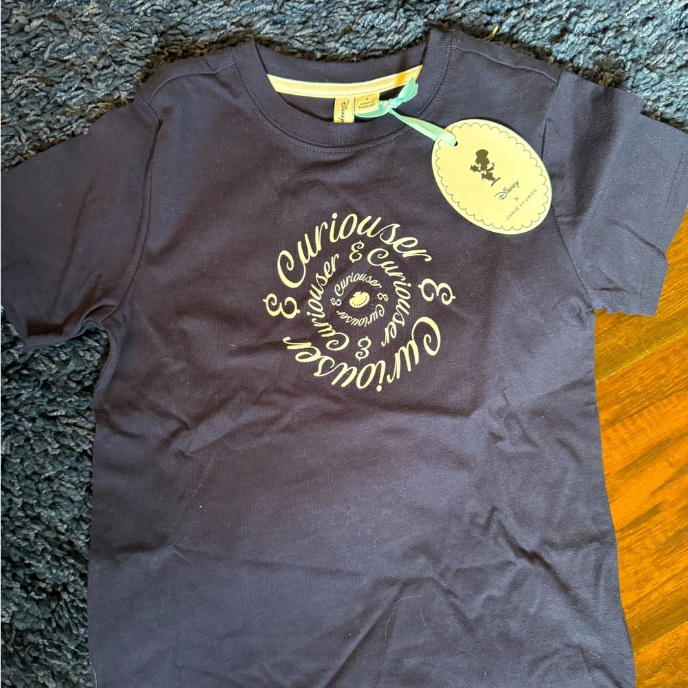 Janie and Jack x Disney boys Alice in wonderland tee